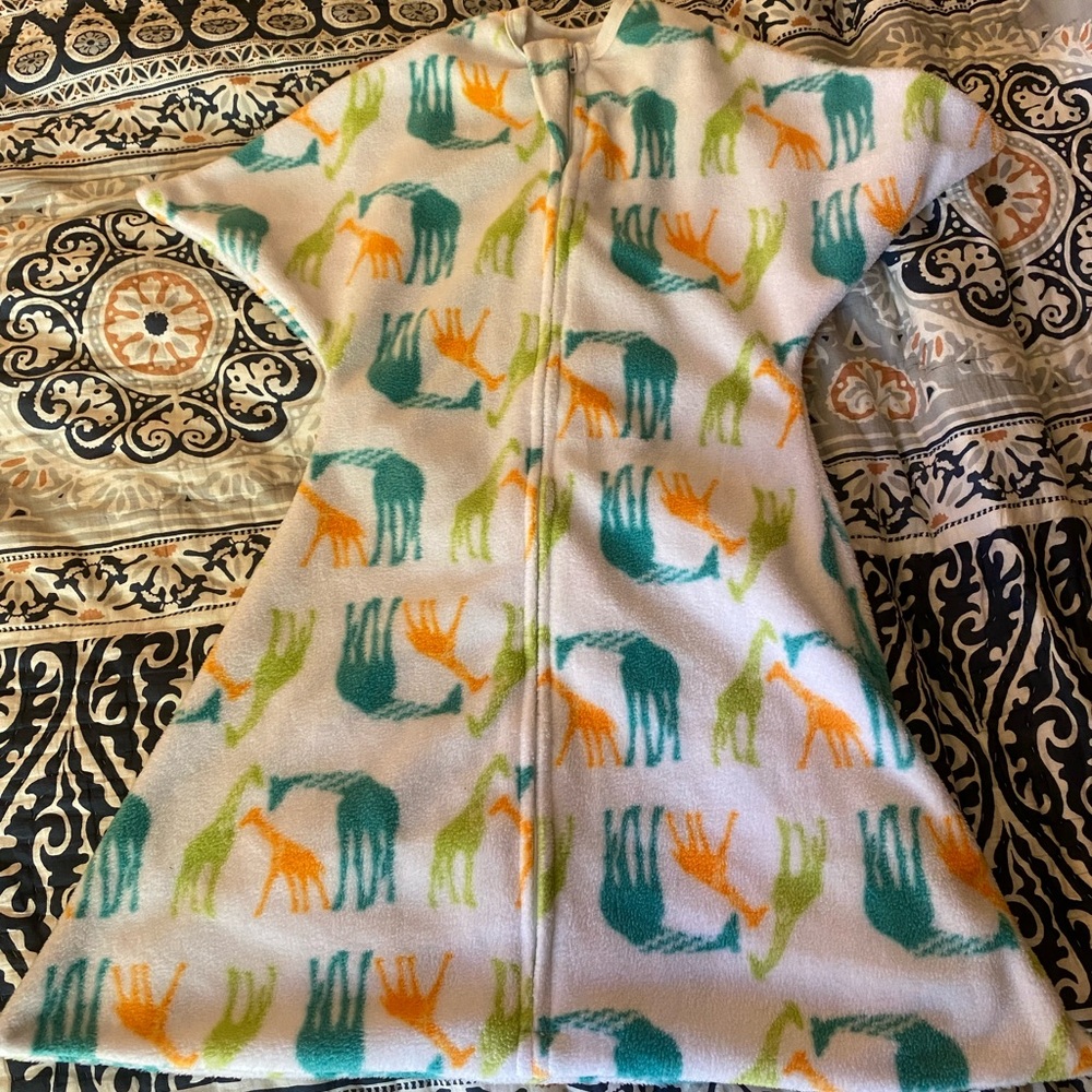 Fleece Giraffe Zipadee Zip (small 4-8 months)